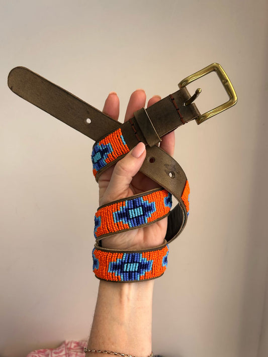 Think Masai Belt Orange