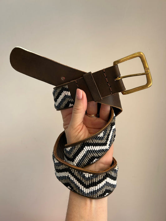 Thick Masai Belt Zebra