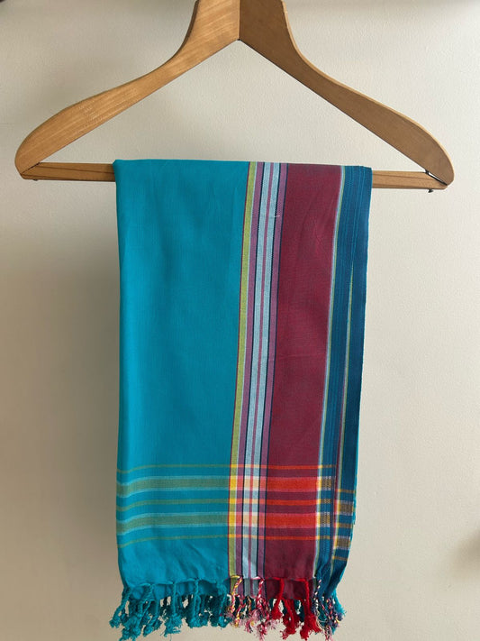 Cherry On Turquoise Kikoy Sarong