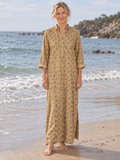 KOBE KAFTAN, Blush Taupe Green