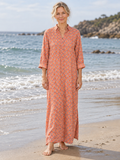 KOBE KAFTAN, Orange Taupe