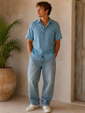 100% LIGHT COTTON SHIRT, Airforce Blue