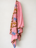 BEACH TOWEL, Pink Leopard