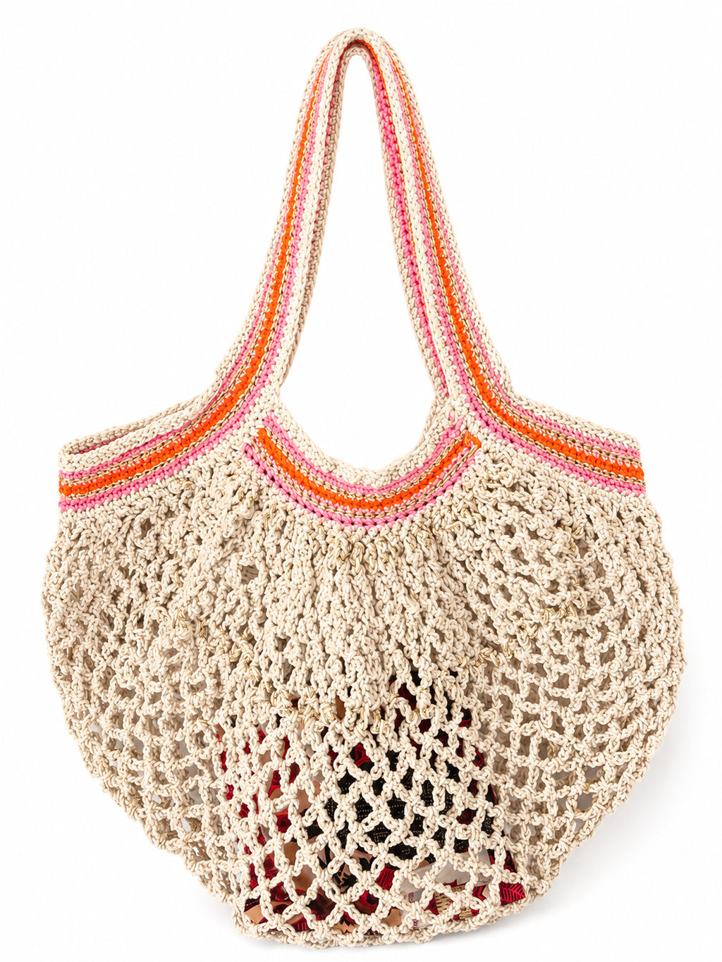 MARKET BAG, Pink Orange