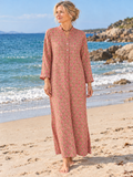 KOBE KAFTAN, Taupe Rose