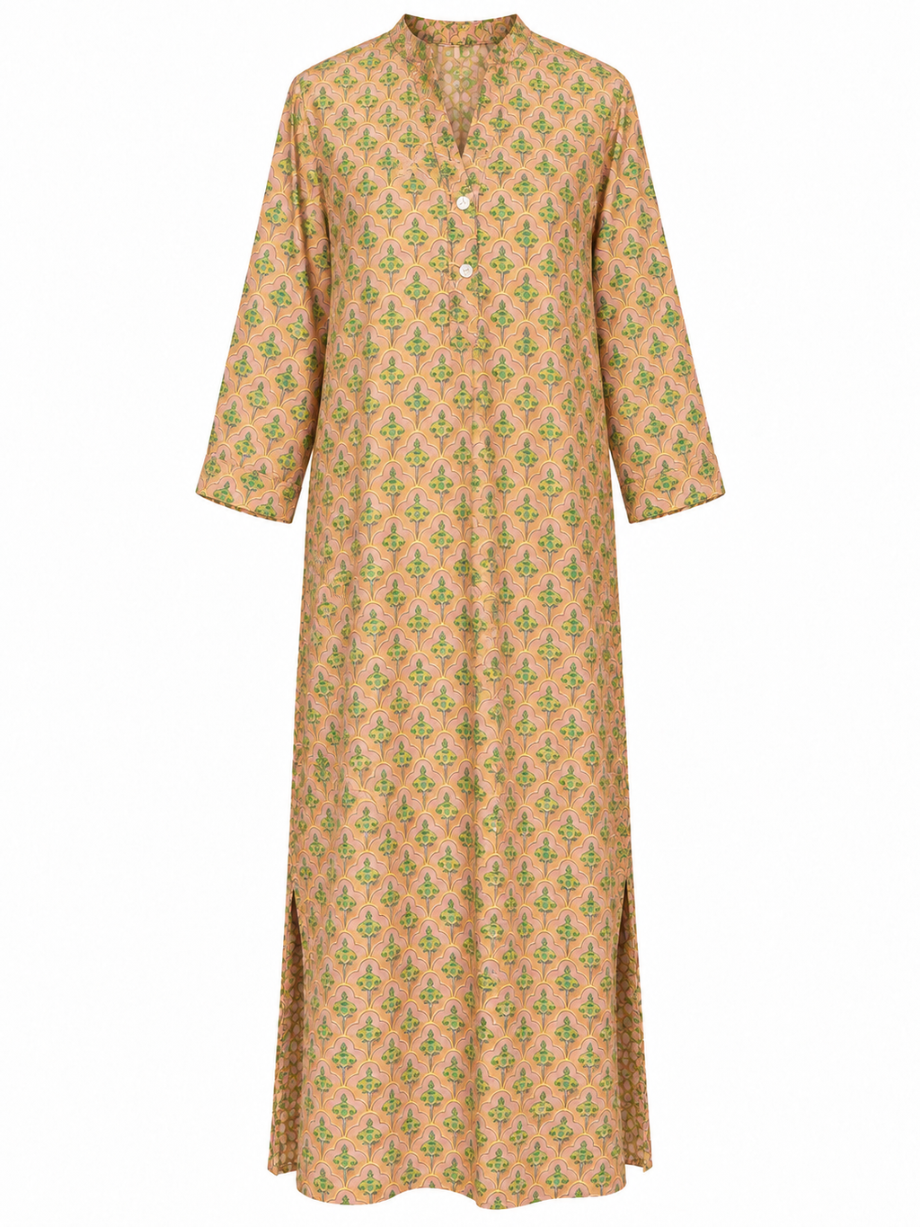 KOBE KAFTAN, Blush Taupe Green