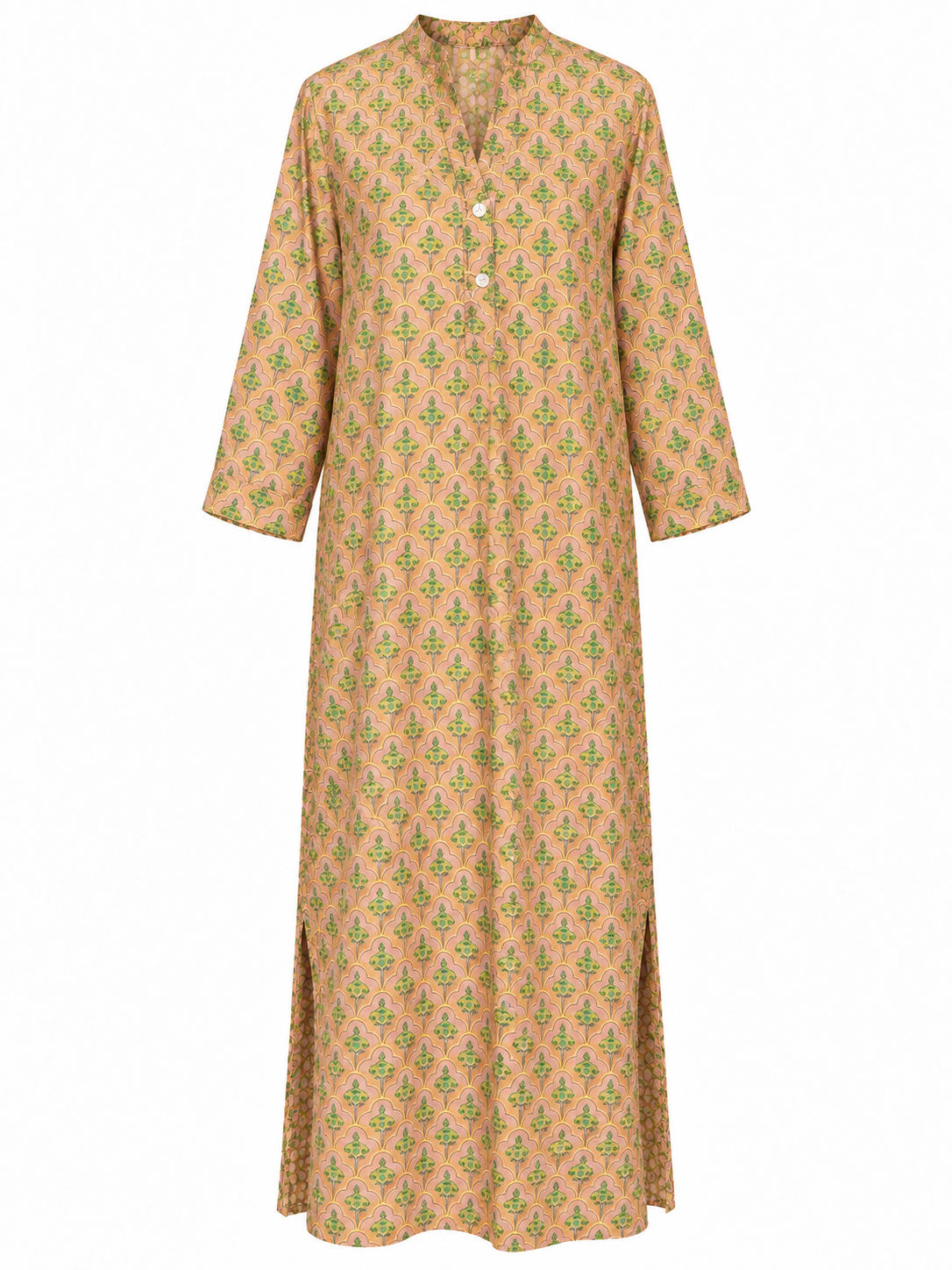 KOBE KAFTAN, Blush Taupe Green