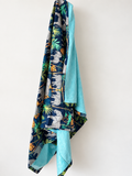 BEACH TOWEL, Navy Blue Safari