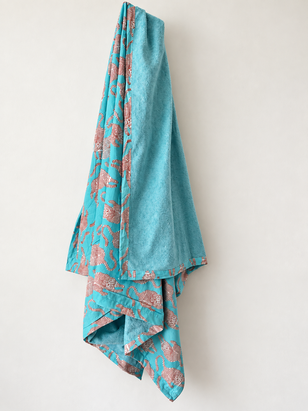 BEACH TOWEL, Blue Tiger
