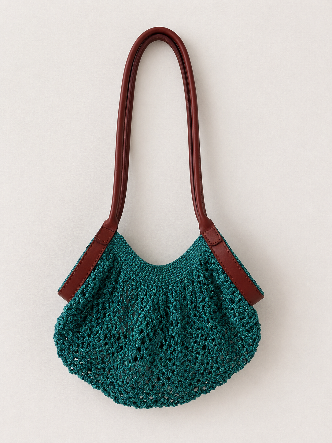 PAMI TEAL BLUE, Crochet bag