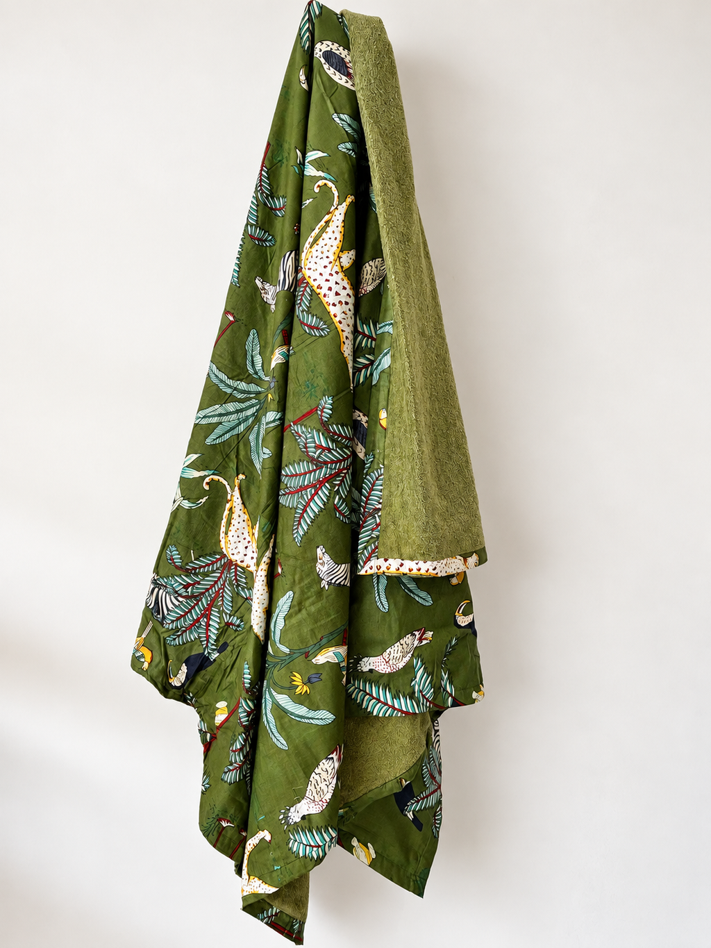BEACH TOWEL, Olive Safari