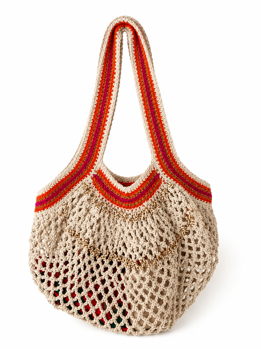 MARKET BAG, Tangerine Cherry