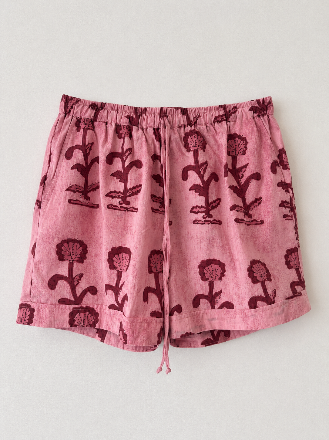 COTTON DRESS AND SHORT SET, IN CHERRY MERRY-GOLD
