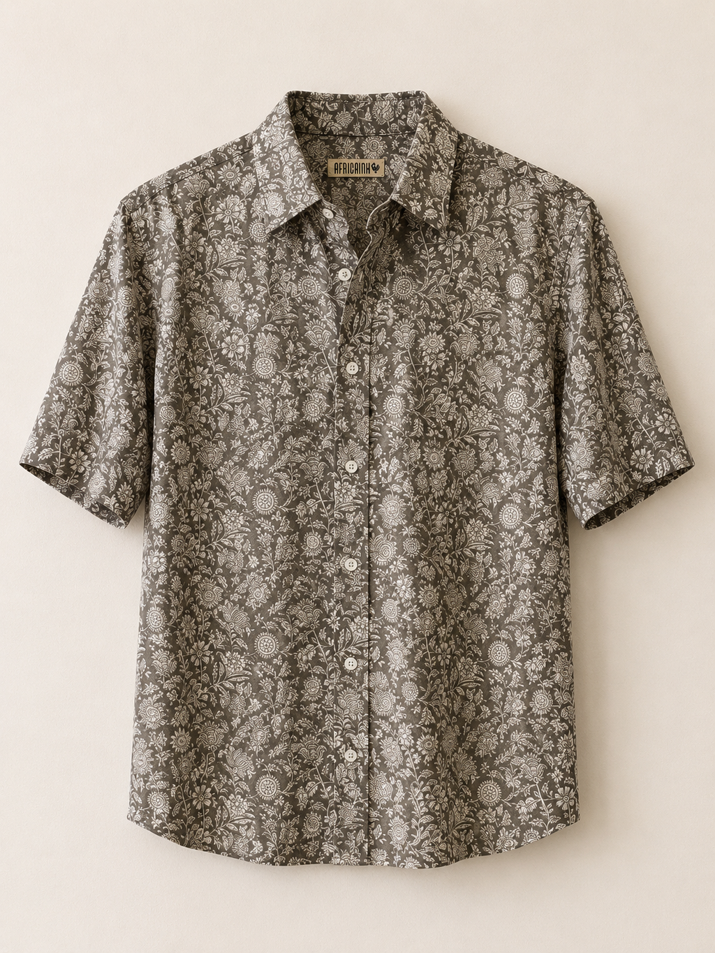 100% LIGHT COTTON SHIRT, Olive