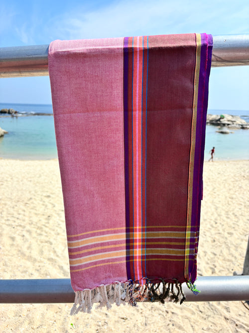 KIKOY SARONG, Dusty Pink Plum