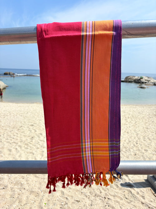KIKOY SARONG Cerise Orange