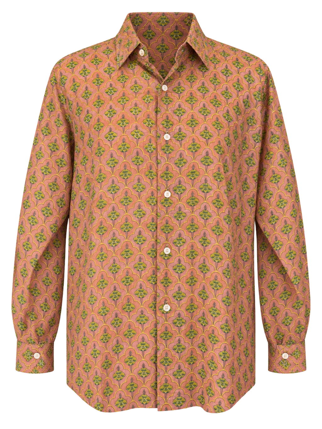 LAMU SHIRT, Blush Taupe Green