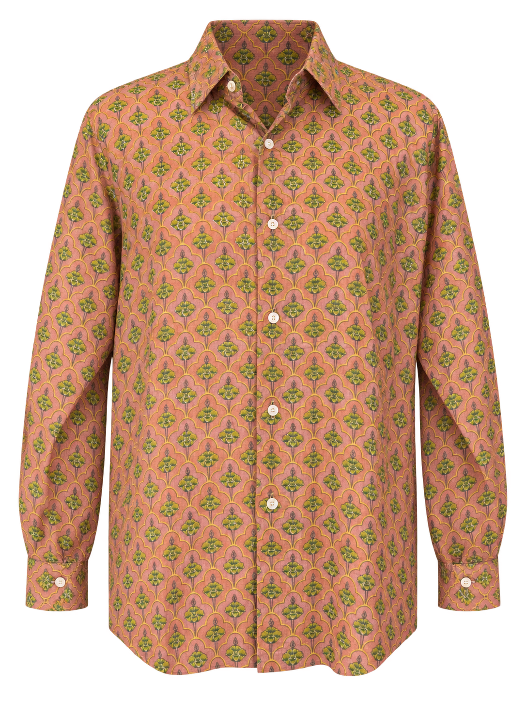 LAMU SHIRT, Blush Taupe Green