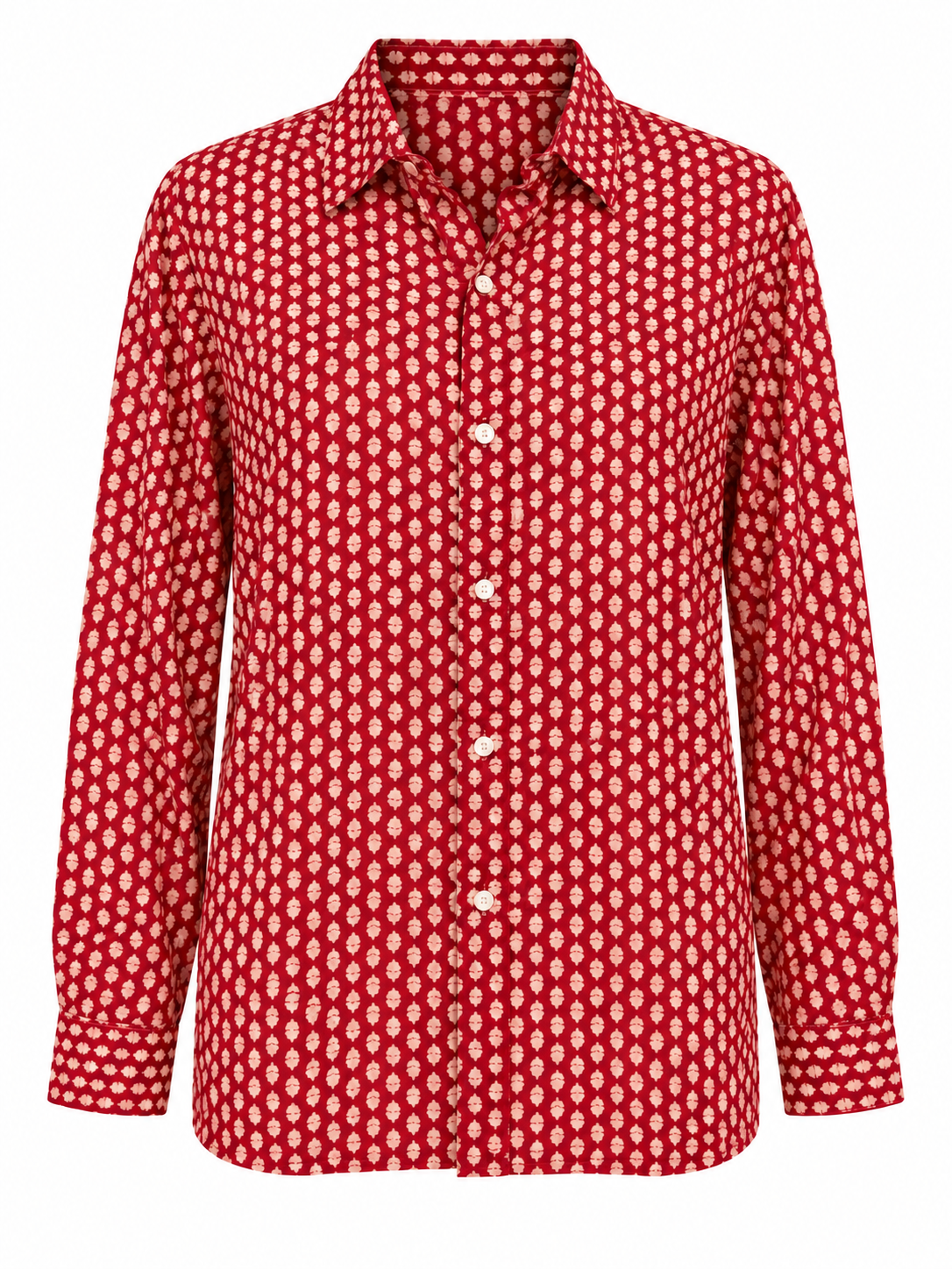 LAMU SHIRT, Cherry Red