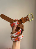This Masai Belt White Aztec
