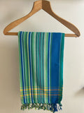 Teal On Ocean Stripe Kikoy Sarong