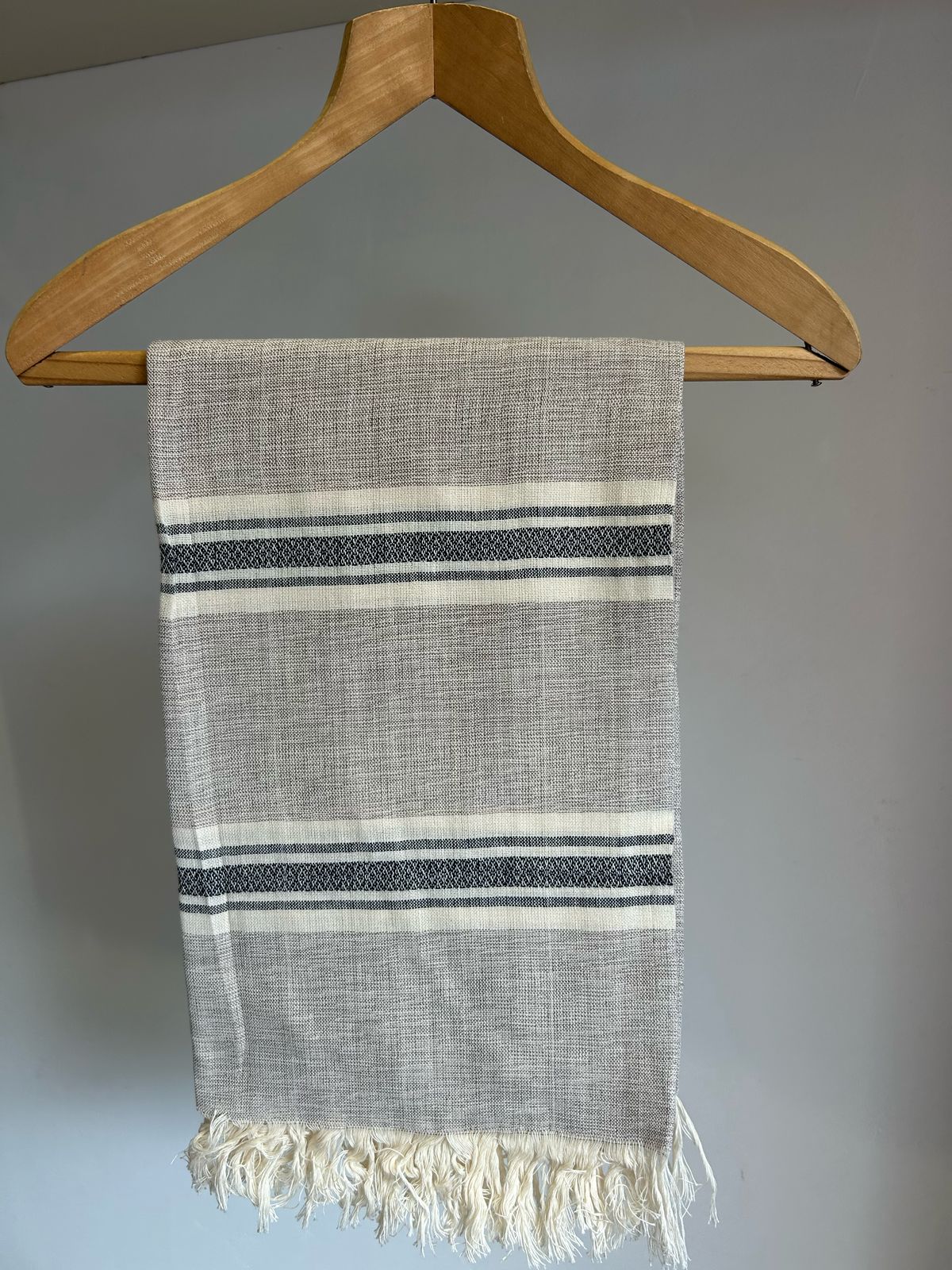 Grey On Grey Handwoven Kikoy Sarong
