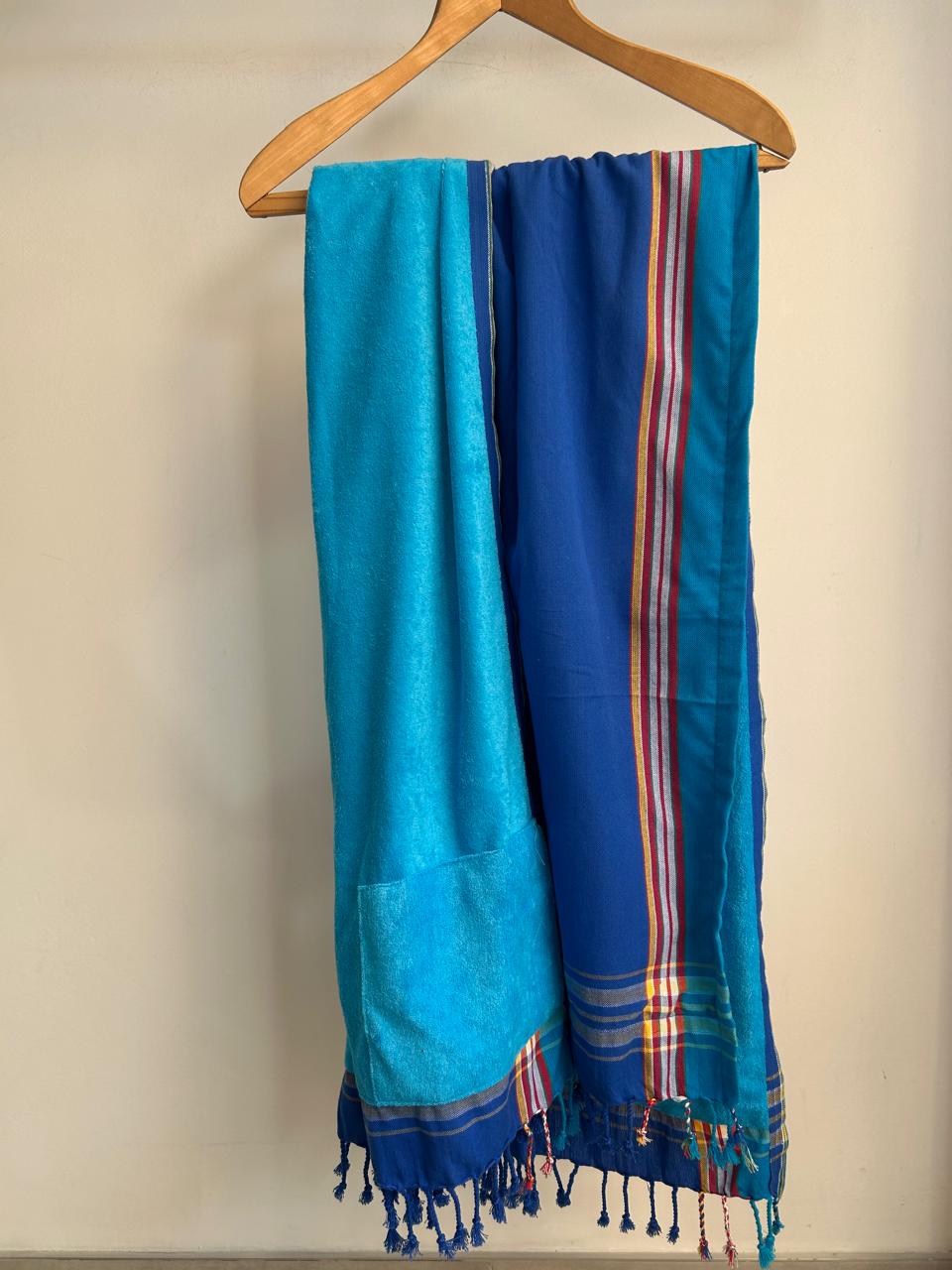 Blues Kikoy Towel