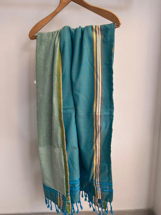 Teal And Mint Kikoy Towel