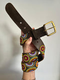 Thick Masai Belt Half And Full Colour Wheel