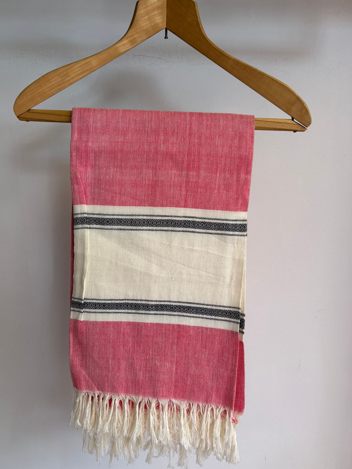Cherry Of Cream Handwoven Kikoy Sarong