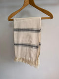 Cream On Cream Handwoven Kikoy Sarong