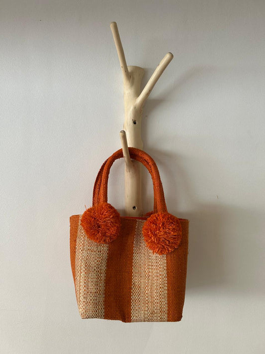 Bubu Basket In Orange Stripe
