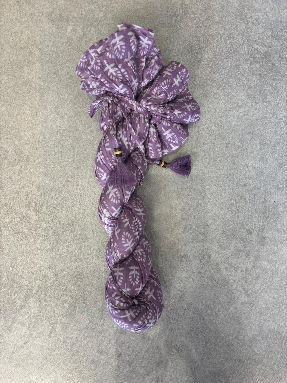 Twist Long Skirts In Purple