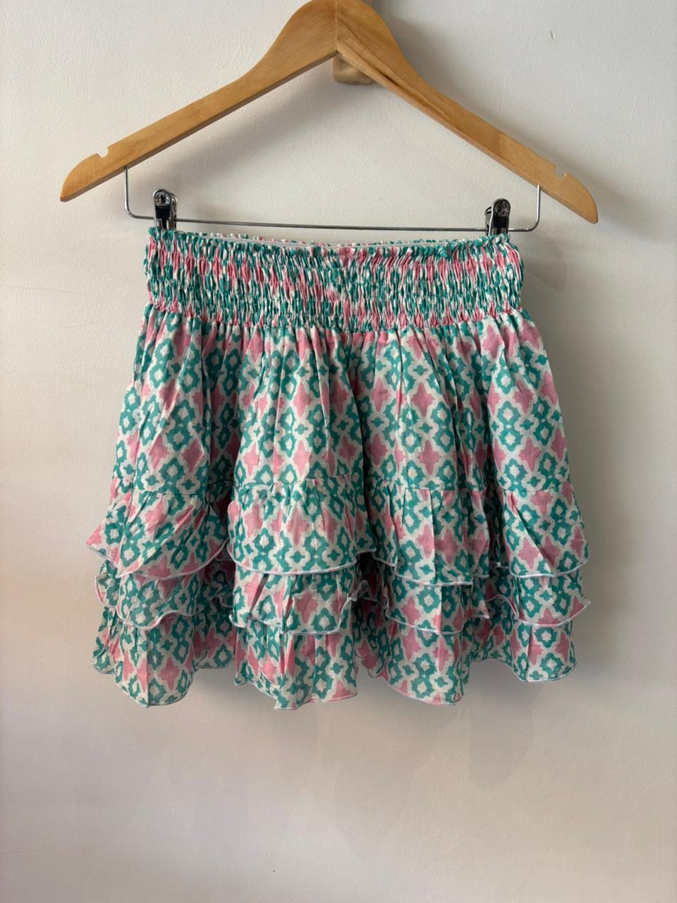 RHA-RHA MINI SKIRT IN FLUER