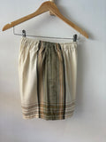 KIKOY SHORT SHORTS IN CREAM AND OLIVE