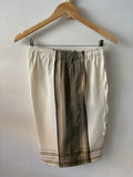 KIKOY LONG SHORTS IN CREAM AND OLIVE