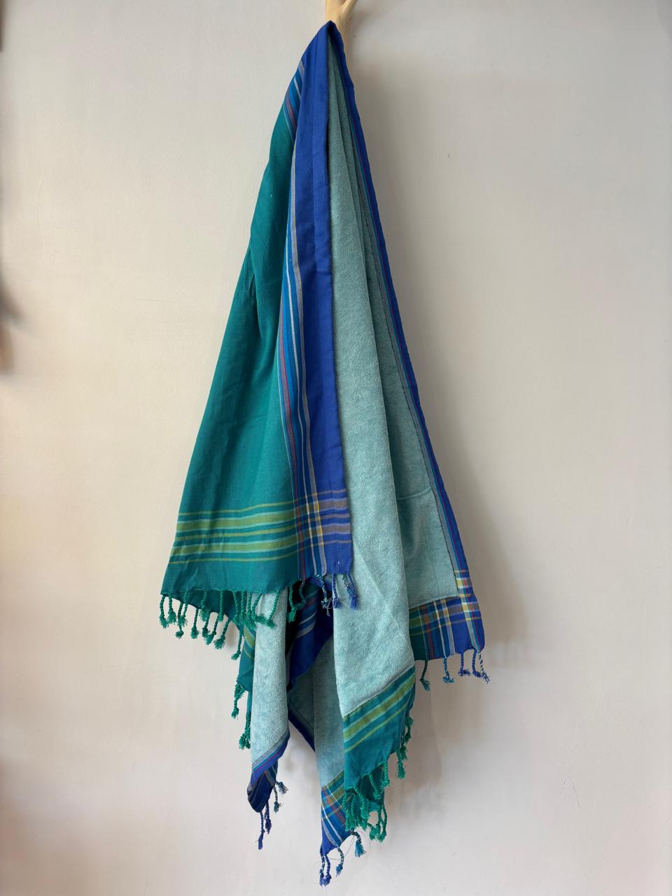 KIKOY TOWEL IN Teal Ocean