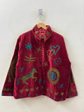SUZANI JACKET IN SCARLET
