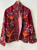 SUZANI JACKET IN CHERRY BLISS
