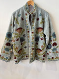 SUZANI JACKET IN ICE BLUE
