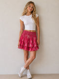 RARA SKIRT IKAT CHERRY RED