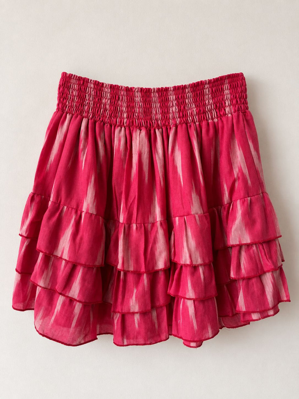 RARA SKIRT IKAT CHERRY RED