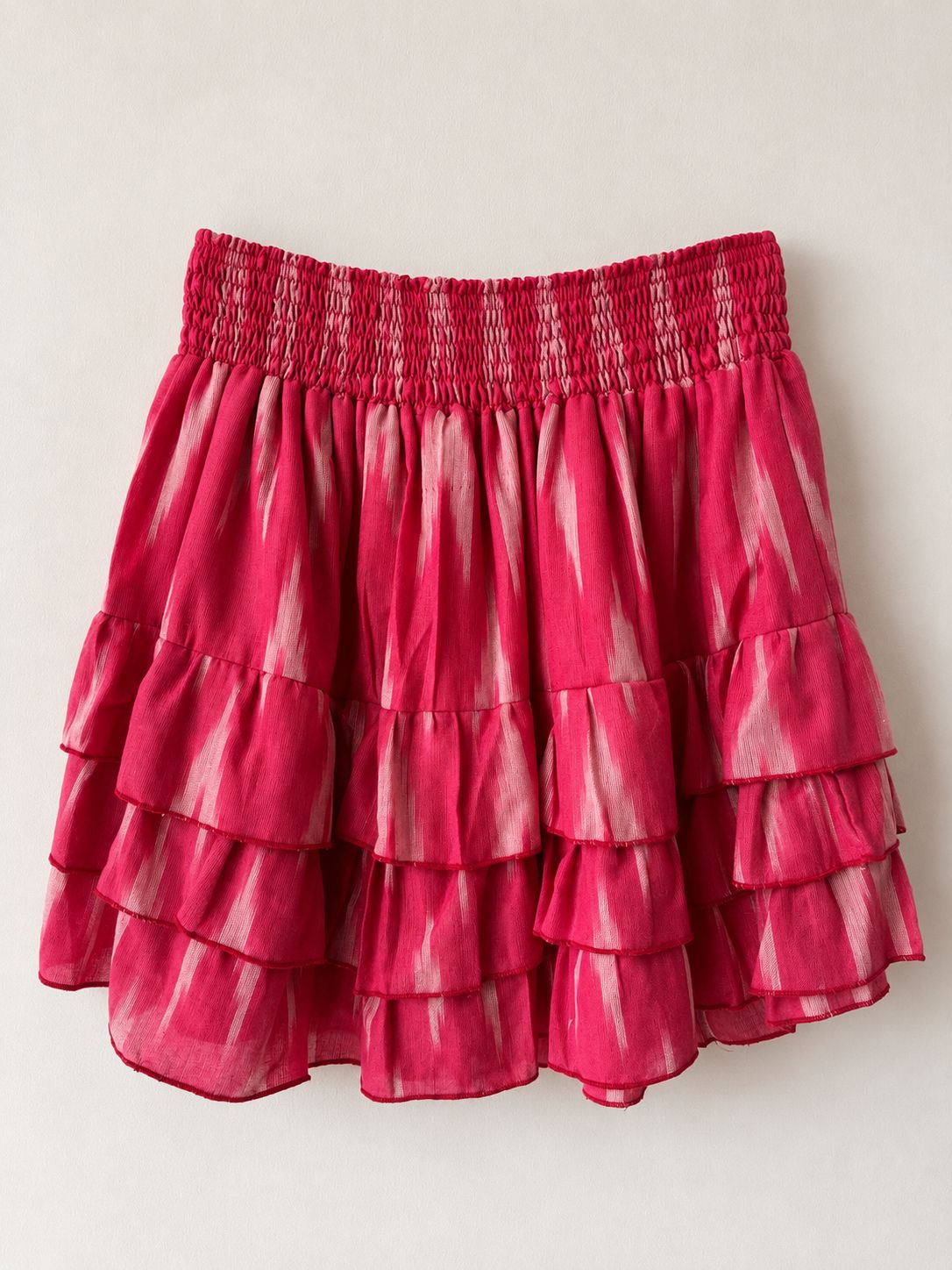 RARA SKIRT IKAT CHERRY RED