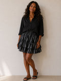 RARA SKIRT BLACK IKAT