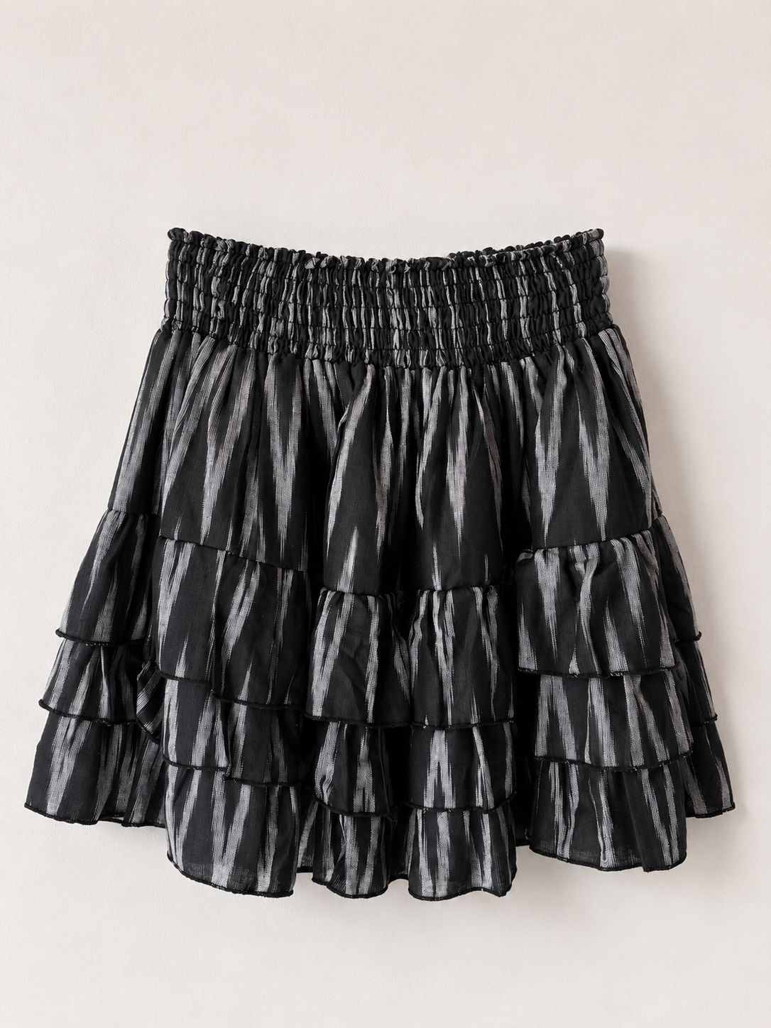 RARA SKIRT BLACK IKAT