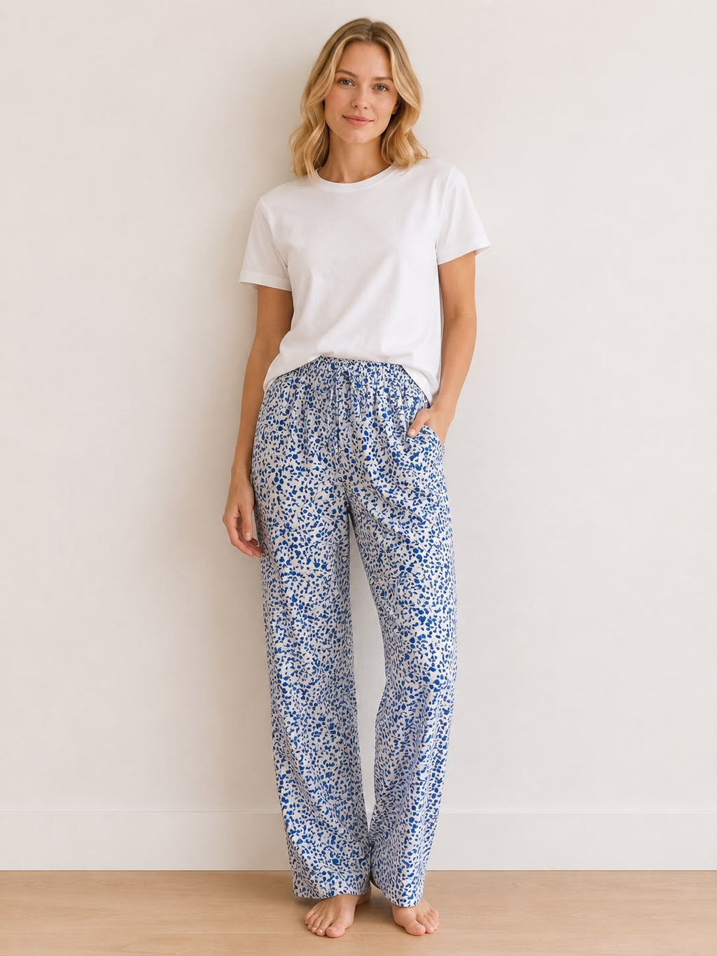 LOUNGEWEAR SET IN LIBERTY BLUE