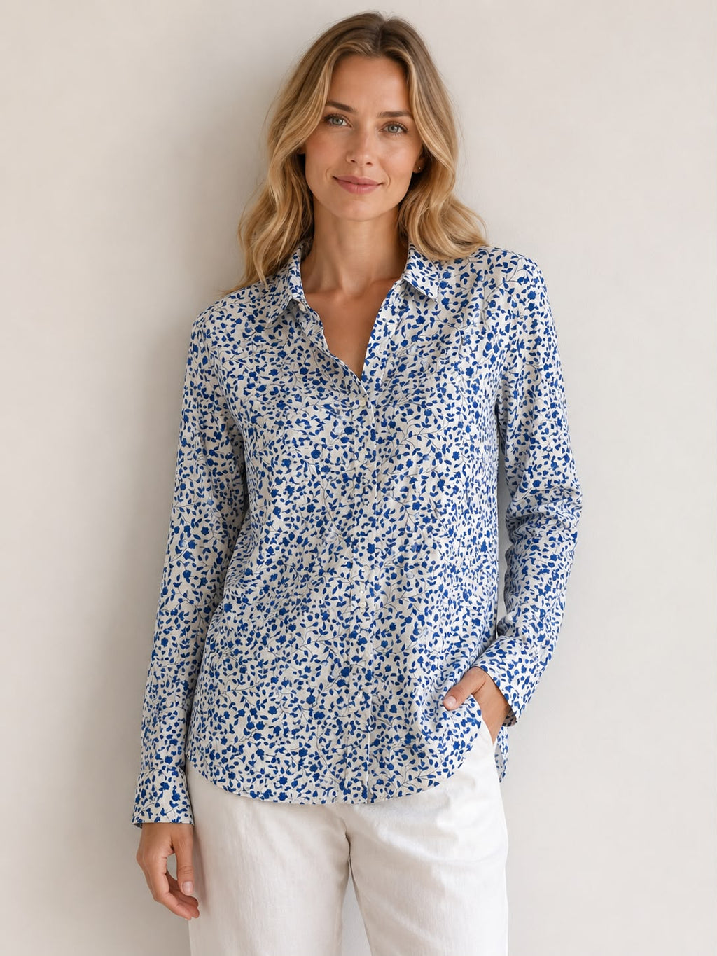 LOUNGEWEAR SET IN LIBERTY BLUE
