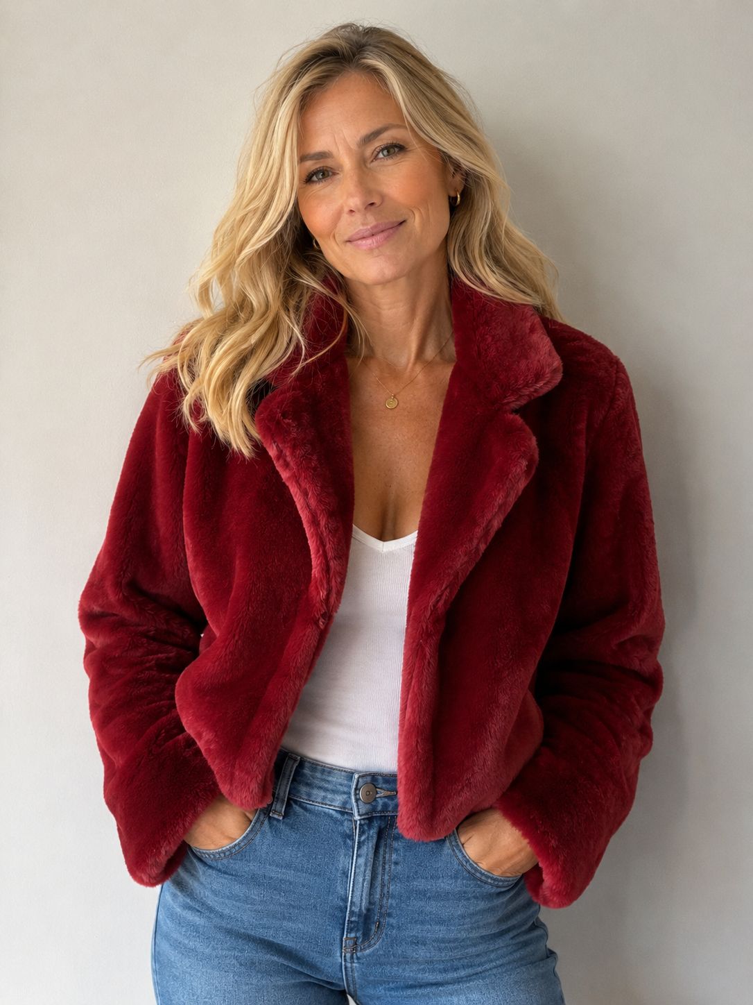 PORT FAUX FUR SHORT JACKET
