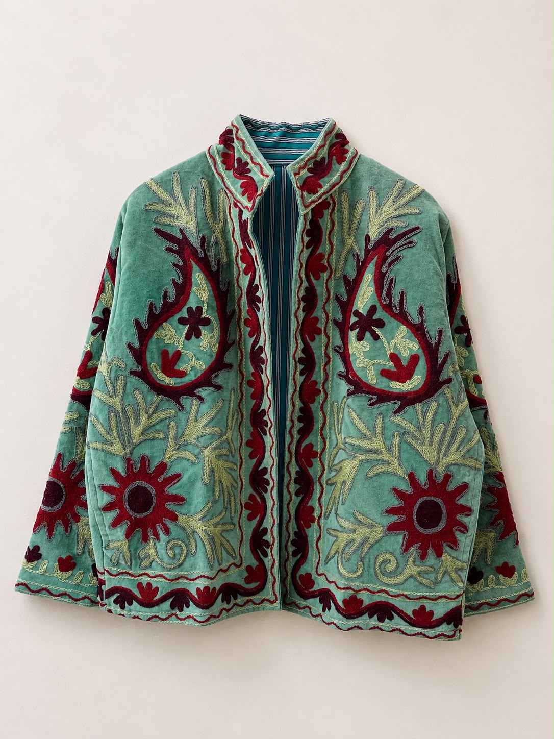 SUZANI JACKET SCARLET SAGE