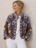 SUZANI JACKET MAUVE TAUPE